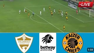 🟥LIVE: Stellenbosch FC VS Kaizer Chiefs South Africa Betway premiership League 2024/2025 watch now