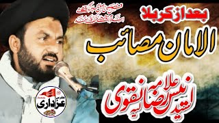 Molana Syed Anees Raza Naqvi karor |yadghar Masaib Majlis 2024 |