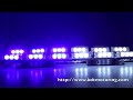 36 led blue u0026 white police emergency strobe lights