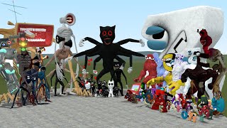 ALL ALPHABET LORE A Z+ OTHERS VS ALL SIREN HEADS VS ALL CARTOON CATS In Garry's Mod!