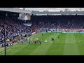 VfL Bochum - RB Leipzig 1-0 the players are entering the Ruhrstadion 18.03.2023