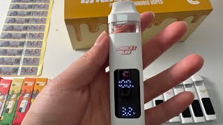 White Choices Lab 1g+1g Dual Chamber Empty Disposable Vape With Led Screen