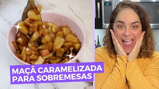 COMO FAZER MAÇÃ CARAMELADA para usar em BOLOS, TORTAS, e SOBREMESAS MIL!