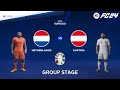 Netherlands vs Austria | EURO 2024 Group D Full Match | FC 24 | PS5™