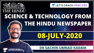 Science and Technology from The Hindu Newspaper | 08-July-2020 | Crack UPSC CSE/IAS