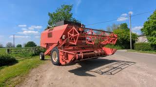 LAVERDA M152 COMBINE HARVESTER WALKAROUND VIDEO