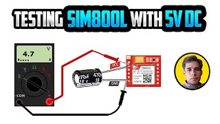 SIM800l Testing with Multimeter 5v DC | SIM800L Not Registering To Network