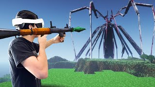 I Played Minecraft's Spider Mod In VR...