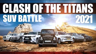 SUV Battle 2021: Clash of the Titans | Land Cruiser, GLS 450, LX 570, QX80, Range Rover, BMW X7, G63