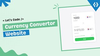 Build This Currency Converter | HTML CSS JavaScript Project for Beginners 2025