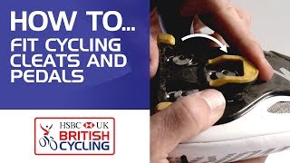 How to fit cycling cleats and pedals