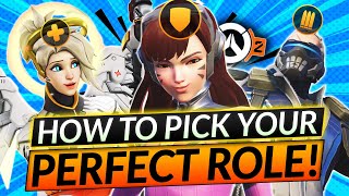 How to Find Your PERFECT MAIN HERO ROLE (Updated) - DPS / Tank / Support - Overwatch 2 Guide