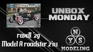 unboxing revell '29 model A roadster 2'n1