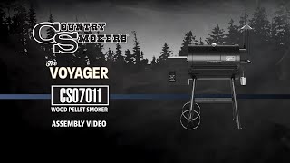 How to Assemble The Voyager Wood Pellet Grill and Smoker by Country Smokers