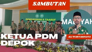 Sambutan Pimpinan Daerah Muhammadiyah Depok Periode 2022-2027