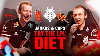 Jankos changing his DIET?! | G2 LoL Trying Chinese Snacks