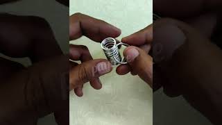Ring Spring Metal wire Puzzle Solution | Puzzle 1 of 16