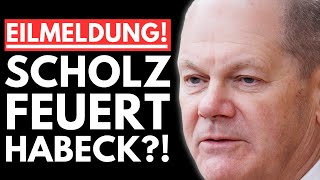 💥PAUKENSCHLAG! SCHOLZ GEHT AUF HABECK LOS! FOLGT NUN DER RAUSSCHMISS?!💥