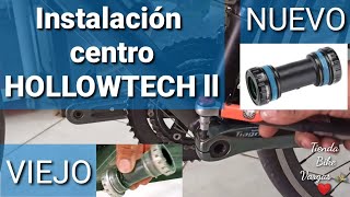 HOW TO INSTALL HOLLUWTECH ll CENTER AXLE (BOTTOM BRACKET) SHIMANO ULTEGRA SM- BBR60