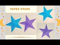 How to make a Paper Star ⭐ || DIY Paper Star|| Paper Crafts|| Christmas Decoration Ideas||