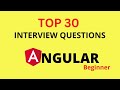 Top 30 Angular Interview Questions for Beginner Part -1 in one hour. - .NET C#