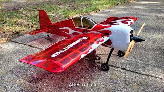 Precision Aerobatics Addiction - Rebuild maiden flight