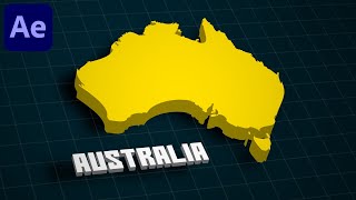 3D Documentary Map Animation in After Effects - After Effects Tutorial | No Plugins Required