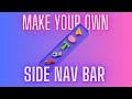 Dynamic Side Navigation Barn in HTML/CSS and Javascript (Easy & Beginner Friendly)