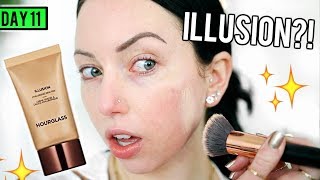 HOURGLASS ILLUSION HYALURONIC SKIN TINT [First Impression Review \u0026 Demo] 15 DAYS OF FOUNDATION