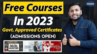 Free Online Courses In 2023 | Free Online Courses With Certificate | Swayam Free Online Courses