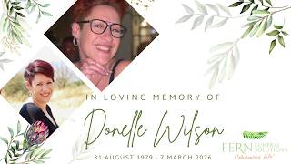 Memorial Service | Donelle Wilson