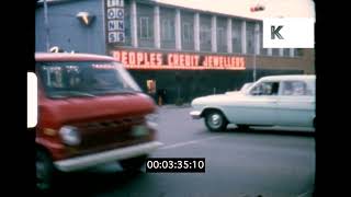 Late 1960s Alberta, Canada, Edmonton Neon Signs, GVs, Home Movies, Super8