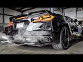 BRUTAL C8 Corvette Exhaust SOUND! AWE PERFORMANCE TRACK Exhaust!