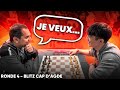 La raison inattendue de mon adversaire de jouer contre moi à la ronde 4 du Blitz du Cap d’Agde !!