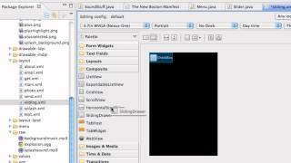 Android Application Development Tutorial 81 SlidingDrawer Example