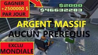 EXCLU MONDIAL SOLO // ARGENT ILLIMITE  SANS AUCUN BATIMENT // COMMENT DEVENIR RICHE DANS GTA 5