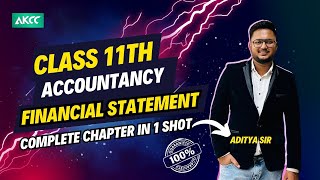 Final Accounts One Shot | Financial Statement One Shot Complete Chapter | Class 11th #commerce #akcc