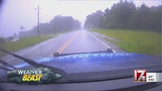 Storms bring heavy rain, flooding to central NC