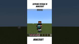 Extreme pickaxe in minecraft #shorts #viral #minecraft #technogamerz