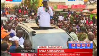 NASA leader Raila Odinga reminds the people of Kiambu of the high cost of living in Kenya