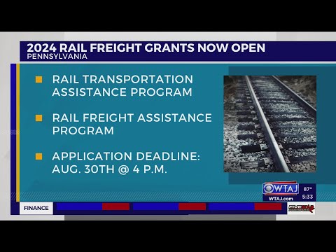 Grants available for rail freight projects in PA. This is how you can request this