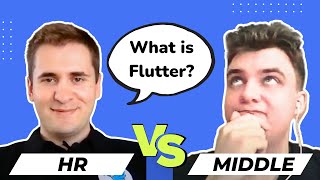 Flutter Interview of a MIDDLE Developer with HR | What's Going On? 🤯