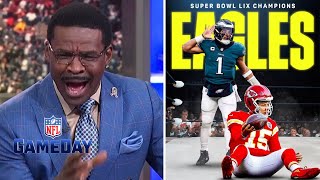 NFL GAMEDAY| Eagles defense wins Champs - Michael Irvin on Saquon Barkley \u0026 Philly beat Chiefs 40-22