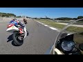 olly laps barber motorsports park on a honda nsf250r