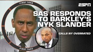 SHUT UP, CHUCK! 😂 Stephen A. triggered by Charles Barkley’s Knicks 'overrated' c