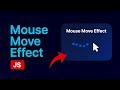 Interactive Mouse Move Glow Animation | Beginner JavaScript Project