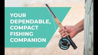 REYR Gear Telescopic Travel Fly Fishing Rod and Reel Combo