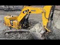 Caterpillar 6015B Excavator Loading Caterpillar Dumpers - Sotiriadis Mining Works