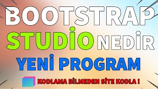 BOOTSTRAP STUDİO KULLANIMI ! TEK DERSTE ÖĞREN !