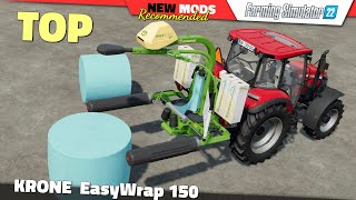 FS22 | KRONE EasyWrap 150 - Farming Simulator 22 New Mods Review 2K60